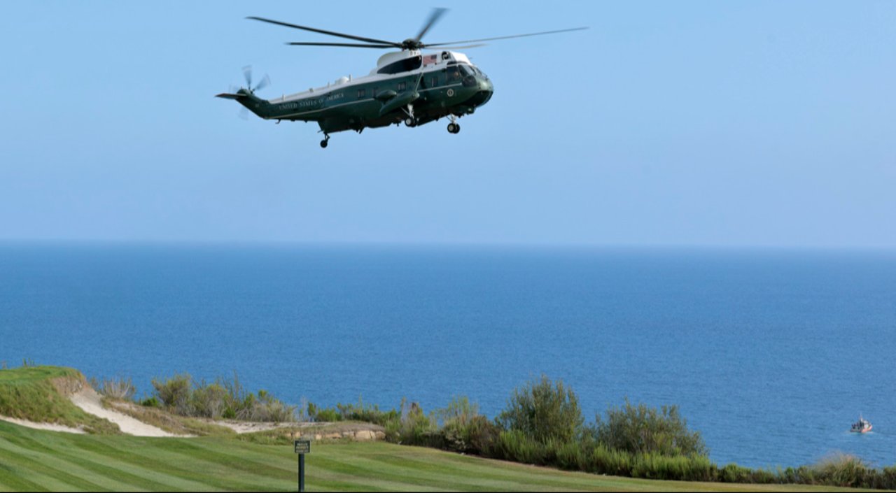 Trump’ı taşıyan helikopter yolcu uçağıyla burun buruna geldi! Soruşturma başlatıldı