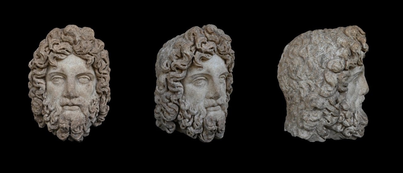 Aspendosta 1800 yıllık devasa heykel gün yüzüne çıktı!