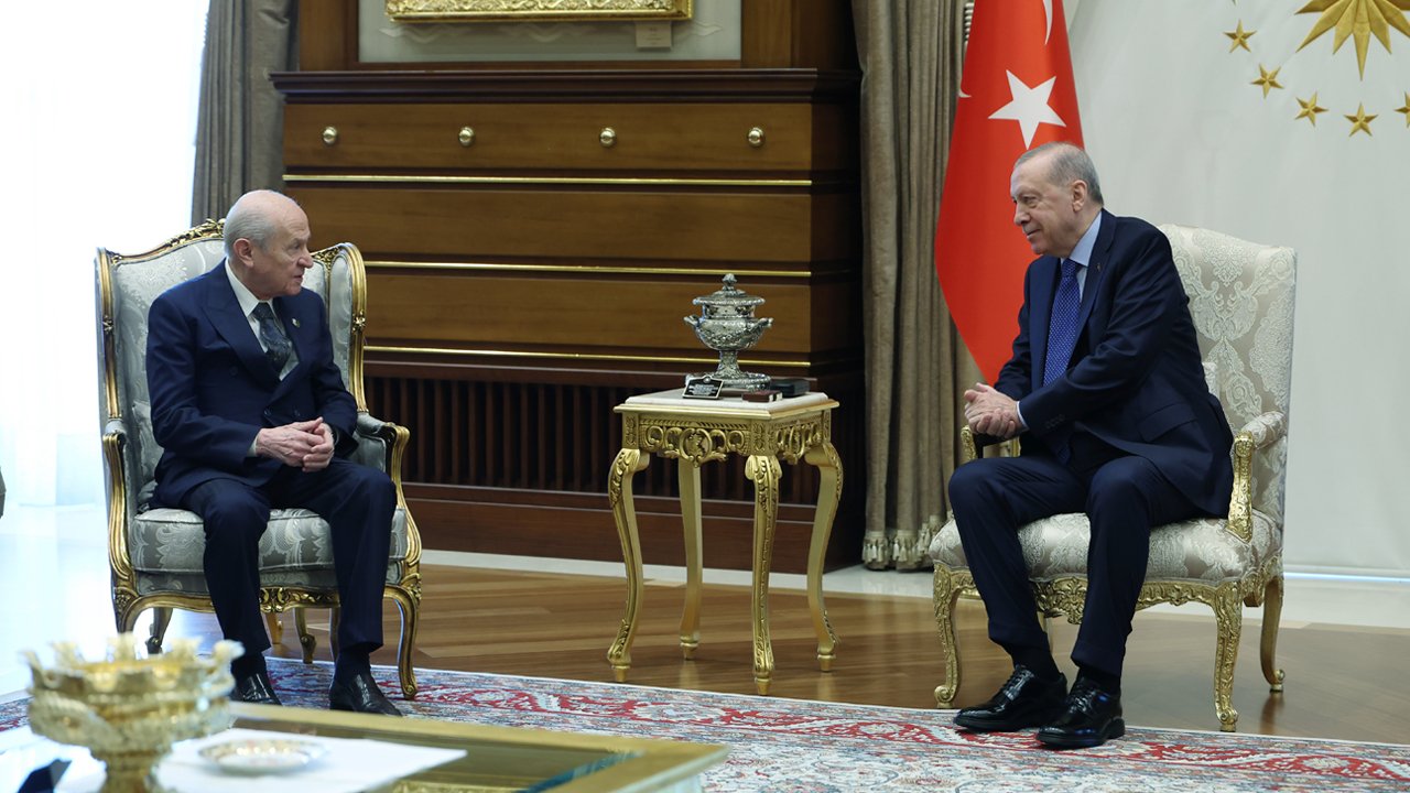 Cumhurbaşkanı Erdoğan, MHP lideri Bahçeli ile görüştü