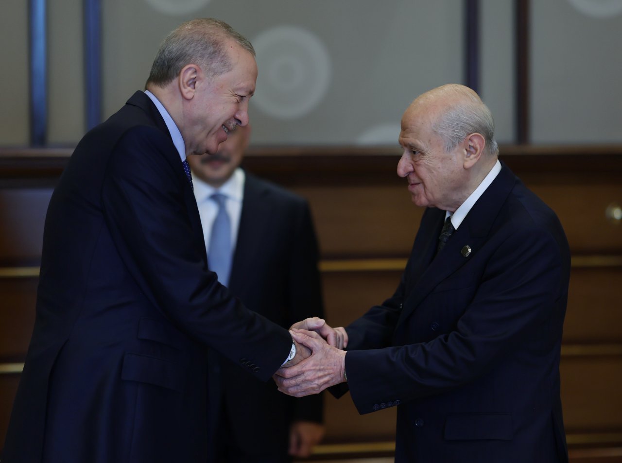 Cumhurbaşkanı Erdoğan, MHP lideri Bahçeli ile görüştü