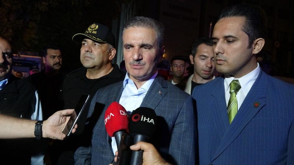 Erzurum Adliyesi'nin arşivi yandı! 2 kişi hastanelik oldu