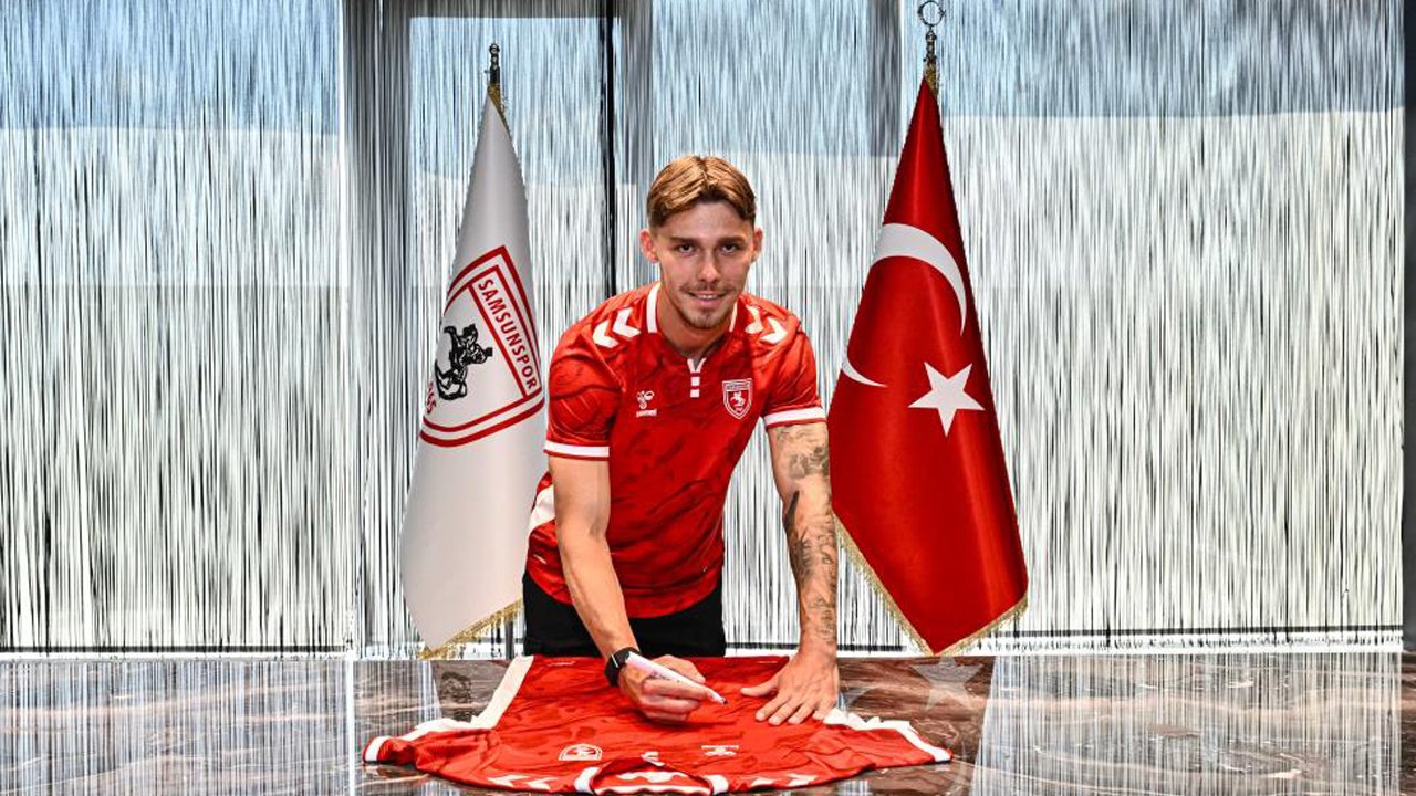 Samsunspor'da 6'ncı transfer: Beş yıllık sözleşme imzaladı