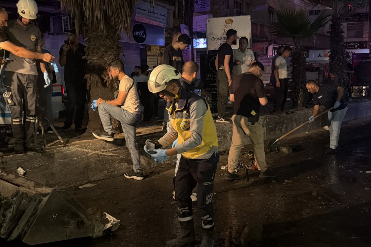Suriyenin başkenti Şamda şiddetli patlama