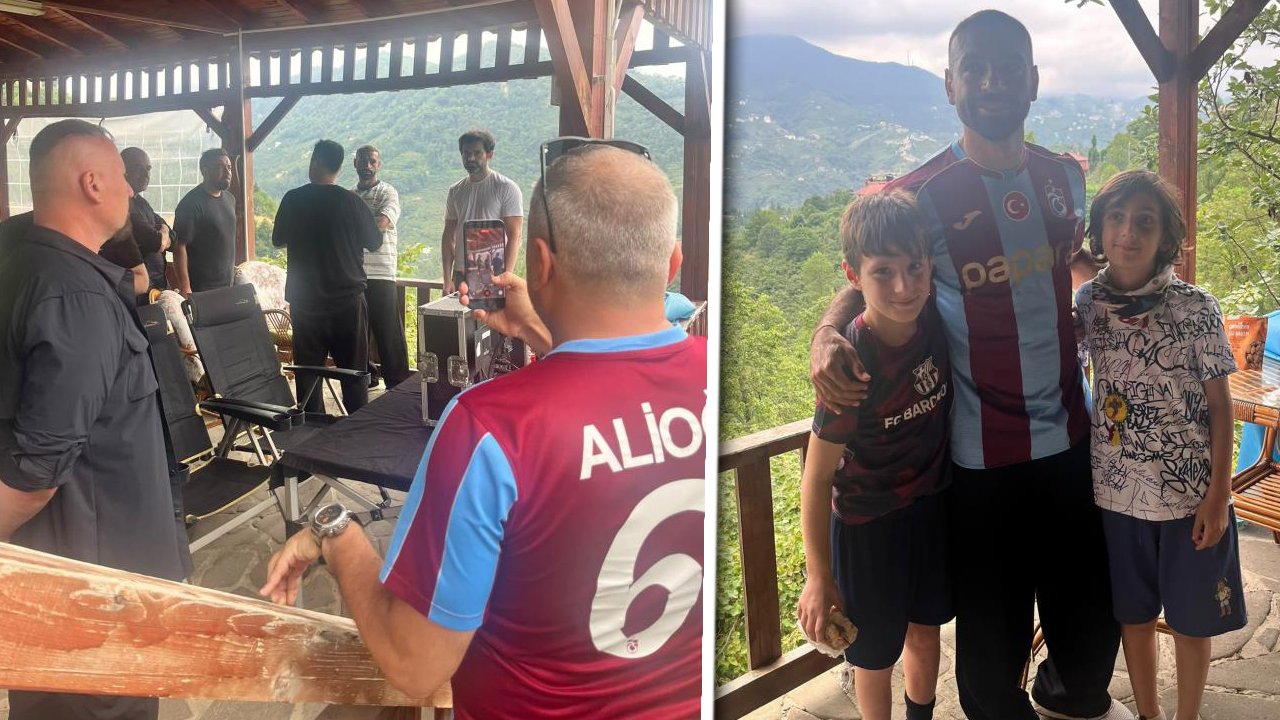 Trabzon'da Mohamed Salah heyecanı: İmzayı attı, reklam filmine gitti