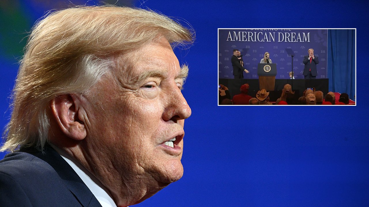 Trump sahnede küçük çocuğun peşinden koştu! Söyledikleri ise gündem oldu