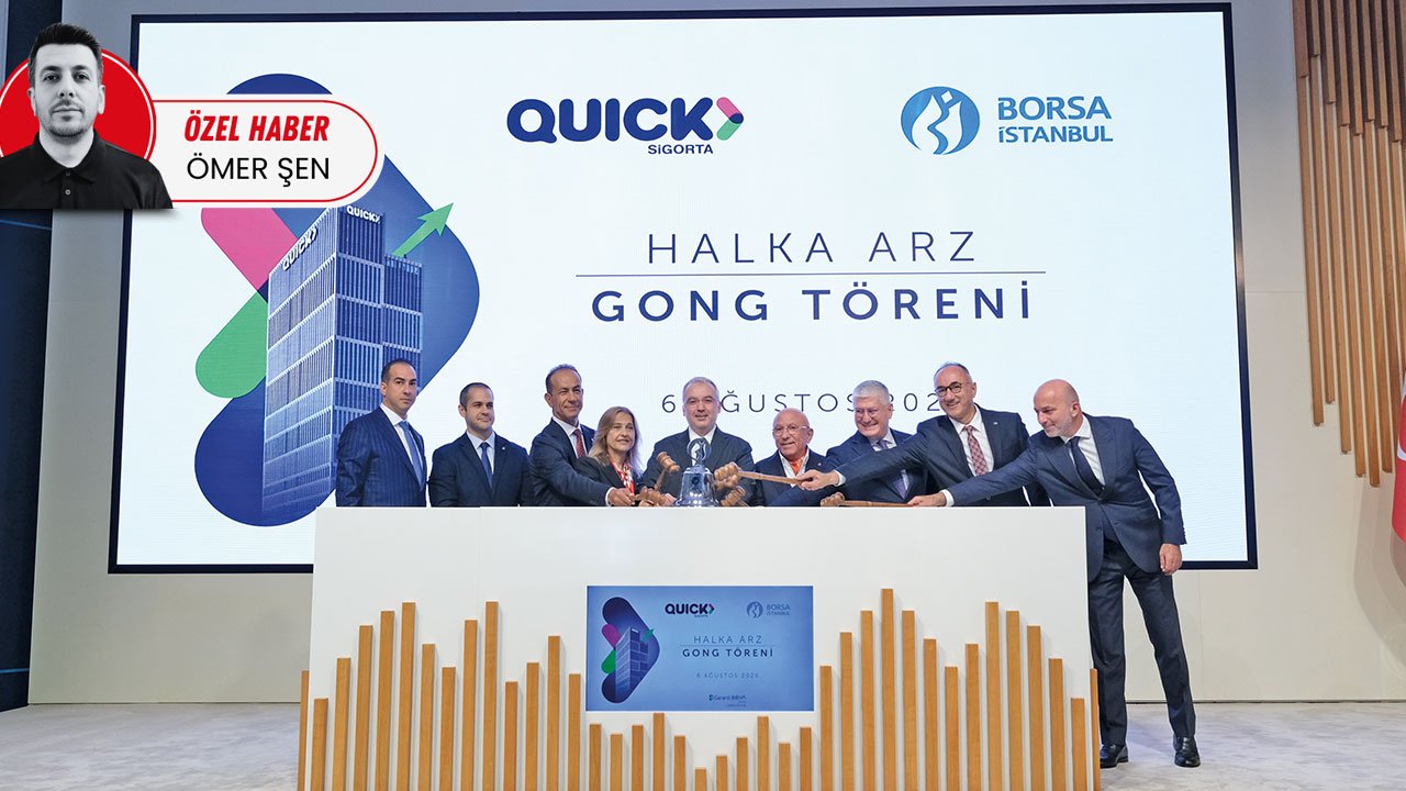 Borsa’nın 7’nci sigorta şirketi! Gong, Quick Sigorta için çaldı