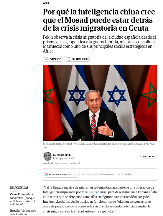 Mossad'ın Sanchez kumpası ifşa oldu! Çin istihbaratının radarına yakalandılar