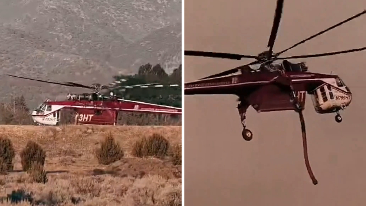 ABD'de orman yangınına müdahale eden helikopter düştü! 