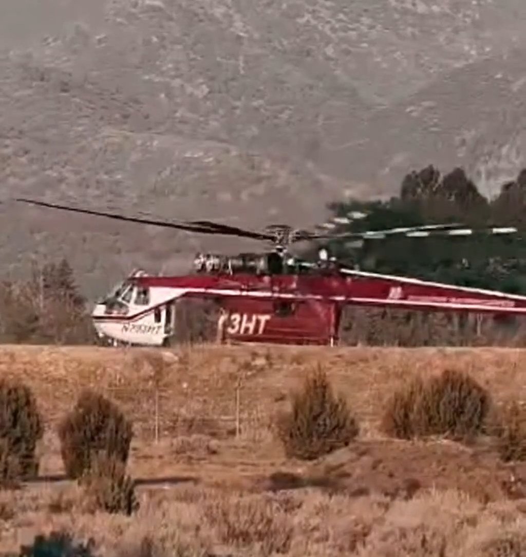 ABDde orman yangınına müdahale eden helikopter düştü!