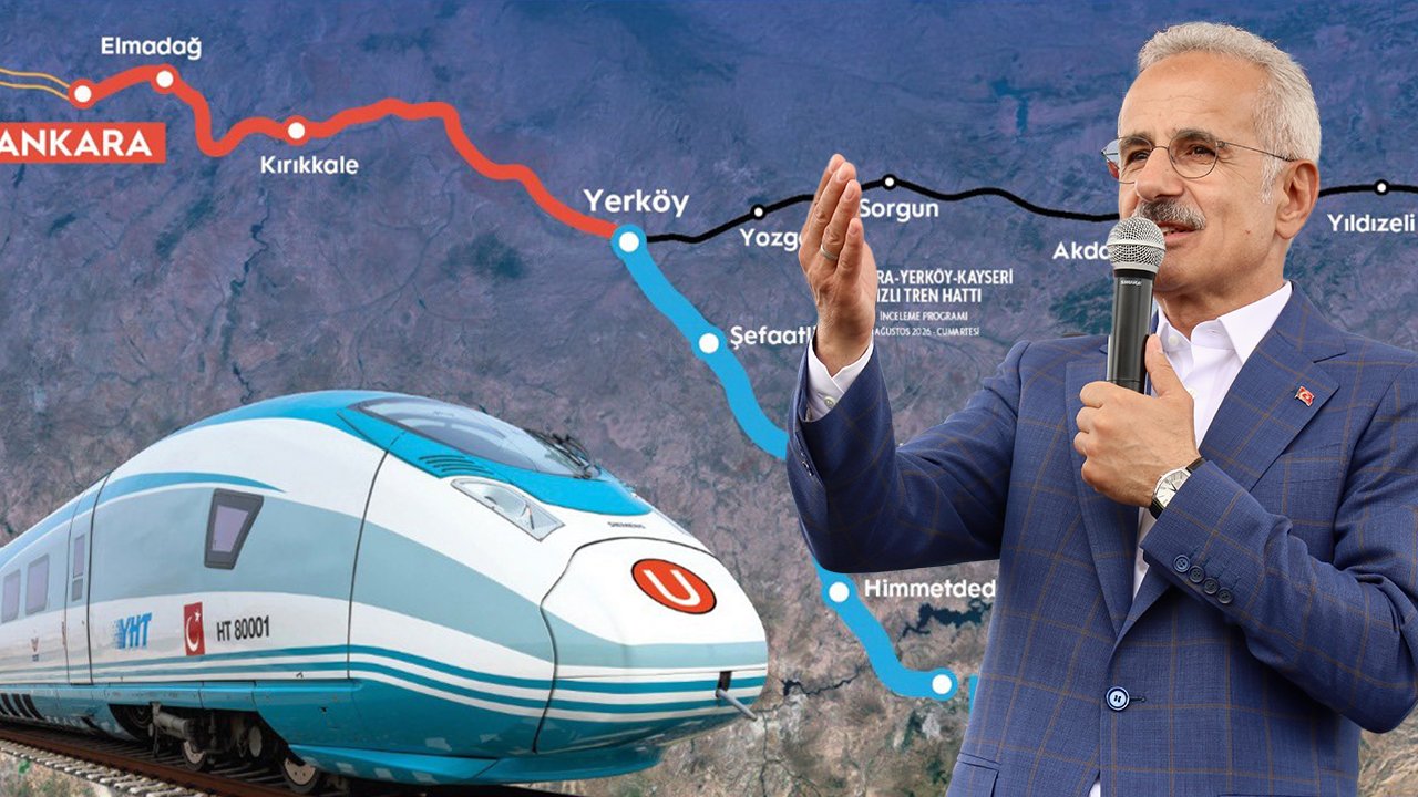 Bir dev proje daha! Ankara-Kayseri arası 7 saatten 1 saat 45 dakikaya düşecek
