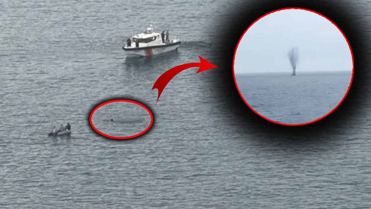 Artvin'de insansız deniz aracı açık denizde imha edildi