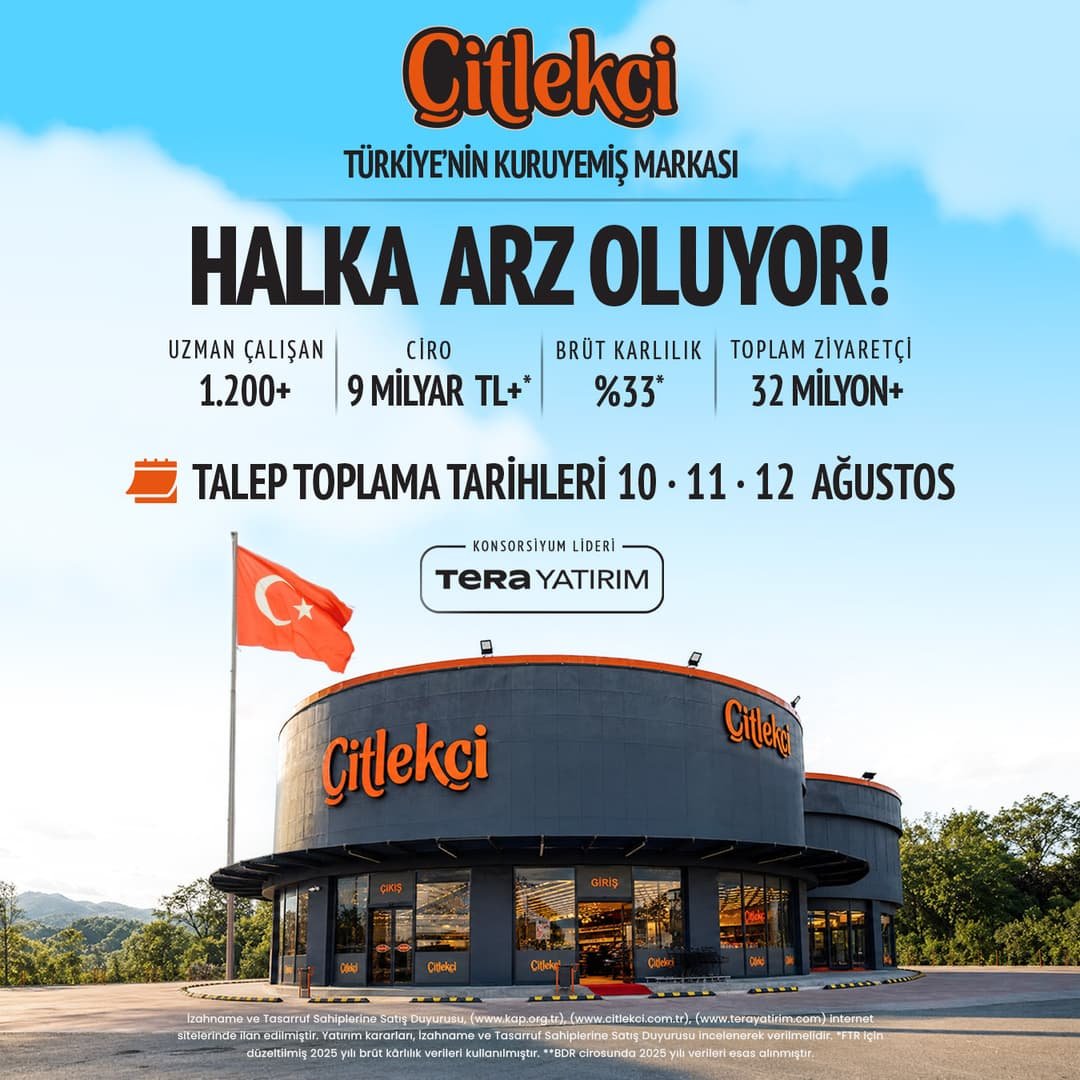 Çitlekçi halka arz katılım endeksine uygun mu, kaç lot verir? İşte halka arz tarihleri
