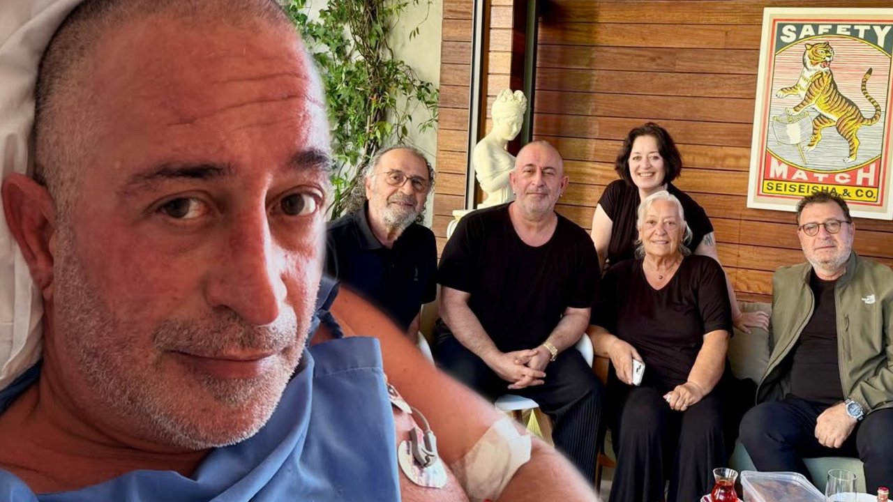 Cem Yılmaz’dan kalp krizi sonrası aile pozu! Taburcu olur olmaz yanlarına gitti