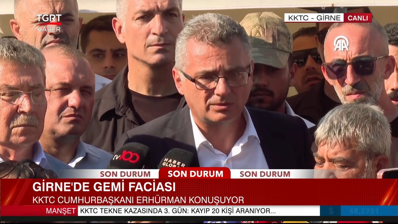 KKTC Cumhurbaşkanı Erhürman son durumu açıkladı! Basın toplantısı acılı annenin feryadıyla bölündü