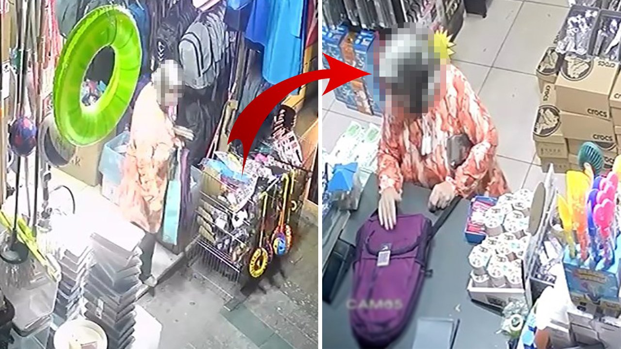 Mağazadan çanta çaldı, 10 dakika sonra iade etmeye geldi! Foyası ortaya çıkınca bakın ne yaptı