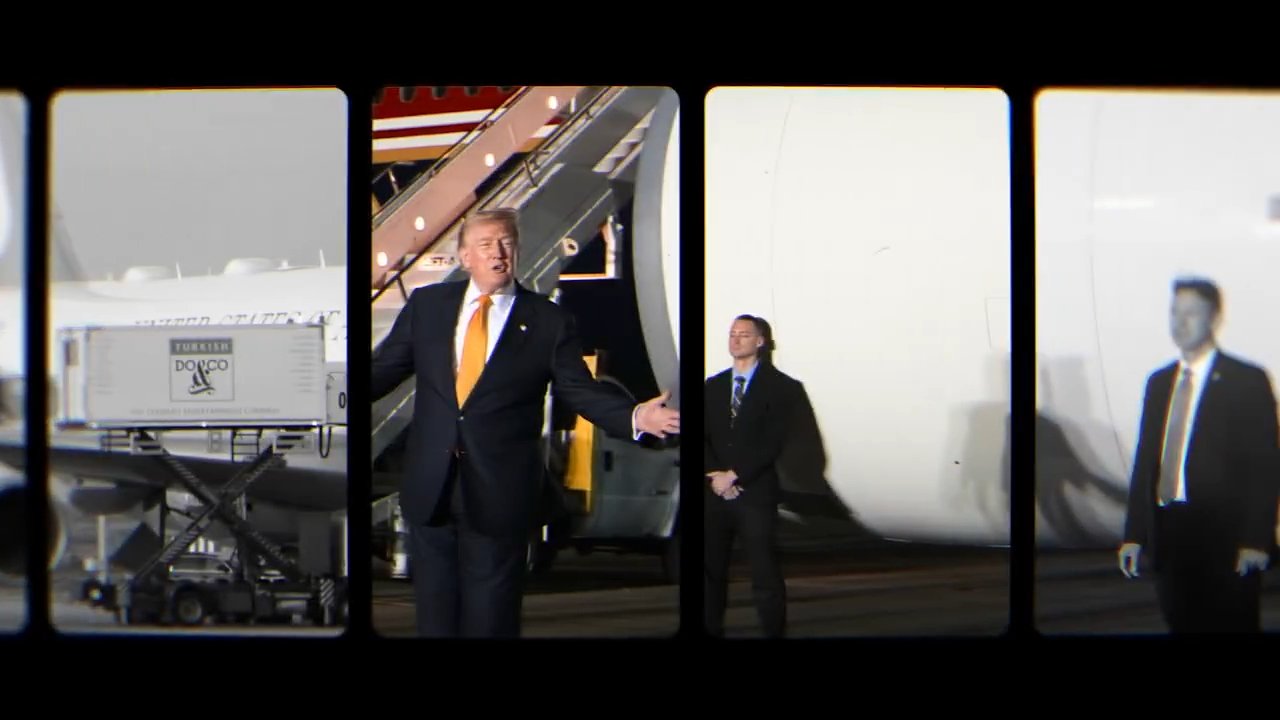 Trump'ın Ankara'dan dönüşündeki gizli operasyon belgesel oldu! Türk kamyonuna dikkat çektiler