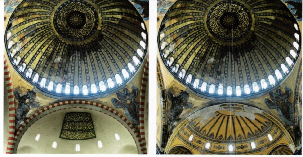 Ayasofya ziyaret yerleri geçici olarak değişiyor: Çelik platformlar kuruldu