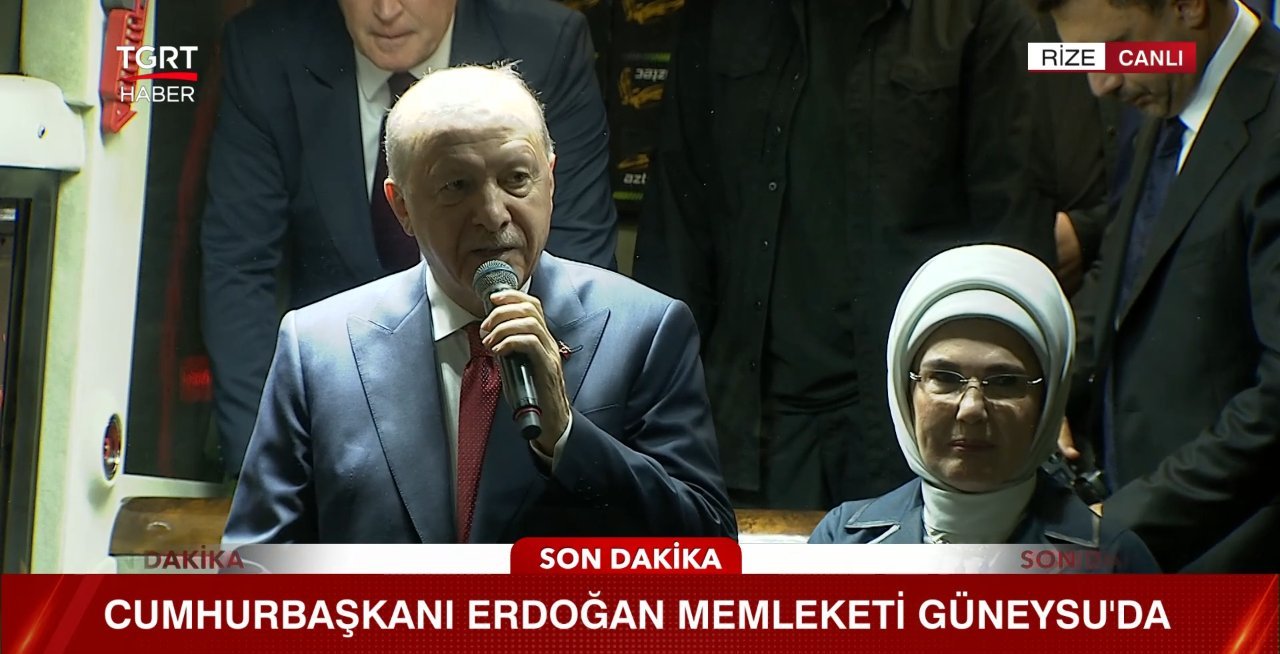 Cumhurbaşkanı Erdoğan, baba ocağı Güneysuda konuştu: Yaklaşan seçimleri başarıyla atlatacağız