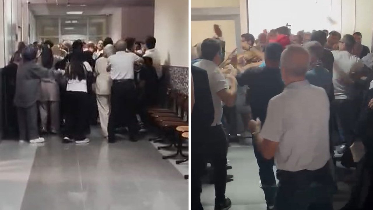 ADLİYE SAVAŞ ALANINA DÖNDÜ