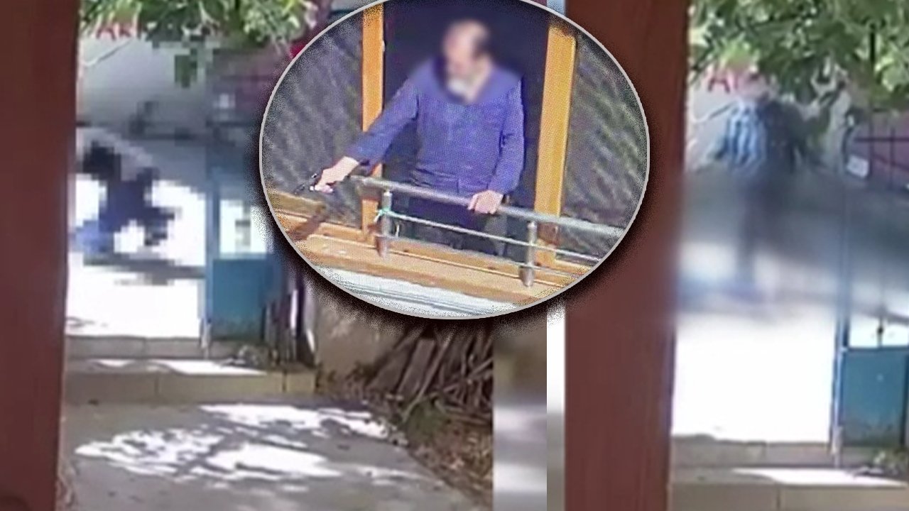 Maltepe'de kiracı dehşeti kamerada! Kaçmaya çalıştı, düştü, saldırgan peşini bırakmadı