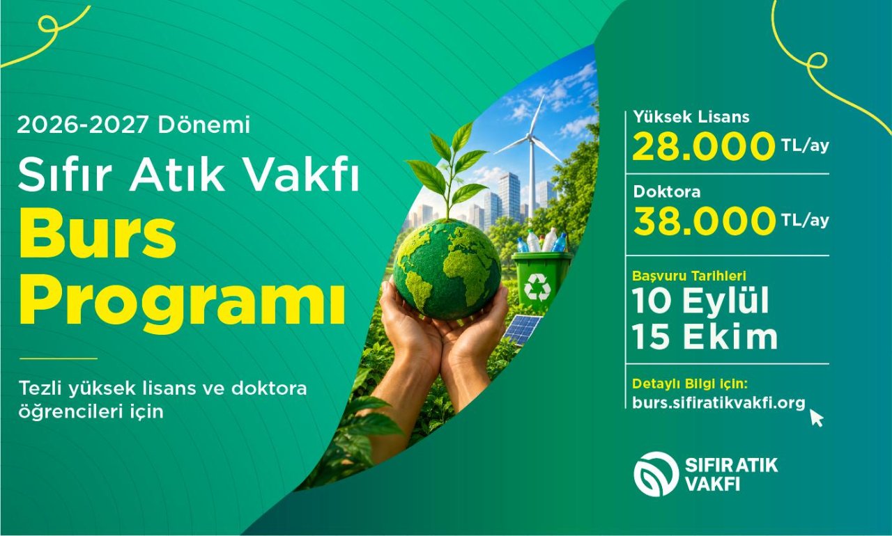 Sıfır Atık Vakfı Lisansüstü burs başvuruları başladı (Başvuru nasıl yapılır?)