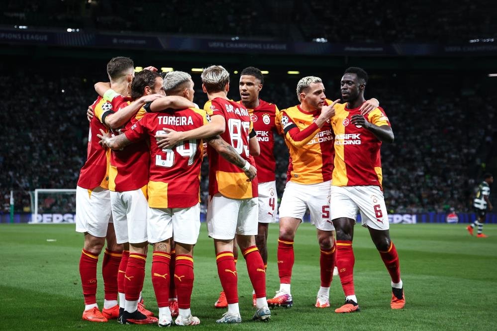 Galatasaray, 5'inci dakikada öne geçmesine rağmen Sporting karşısında skoru koruyamadı.