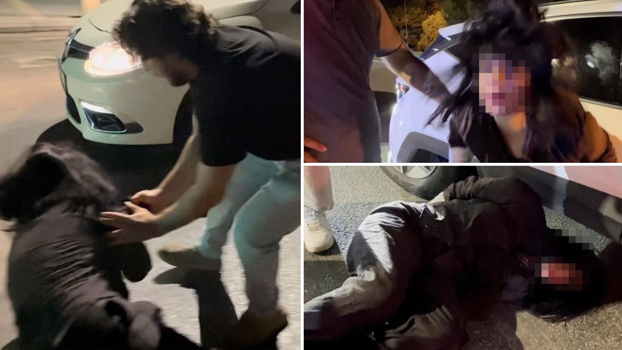 Hem suçlu hem güçlü! Polise ve gazetecilere tüküren kadın tutuklandı