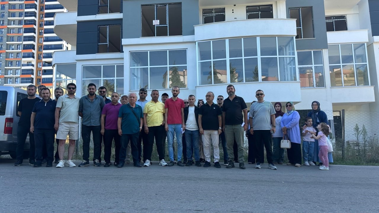 Samsun’da müteahhit ve kooperatif anlaşmazlığı! 80 aile tapularını alamıyor