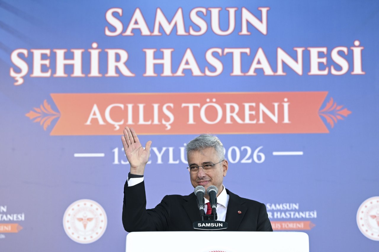 Sağlık Bakanı Kemal Memişoğlu, Samsun Şehir Hastanesi'nin açılış töreninde konuşma yaptı.