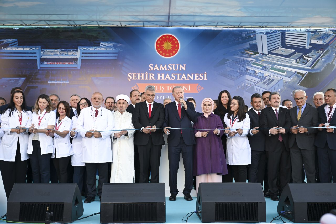 17 milyar liralık dev yatırım! Cumhurbaşkanı Erdoğan, Samsun Şehir Hastanesini açtı