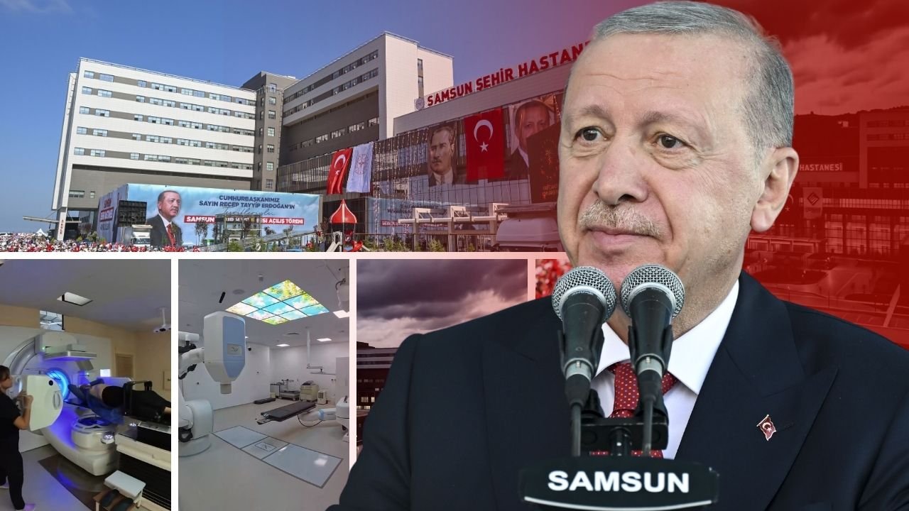 17 milyar liralık dev yatırım! Cumhurbaşkanı Erdoğan, Samsun Şehir Hastanesi