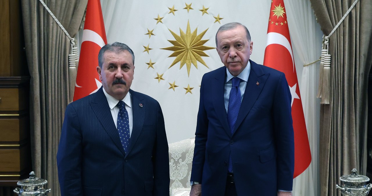 Cumhurbaşkanı Erdoğan, BBP lideri Destici ile görüştü