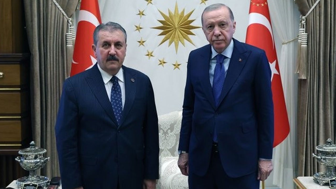 Cumhurbaşkanı Erdoğan, BBP lideri Destici’yi kabul etti
