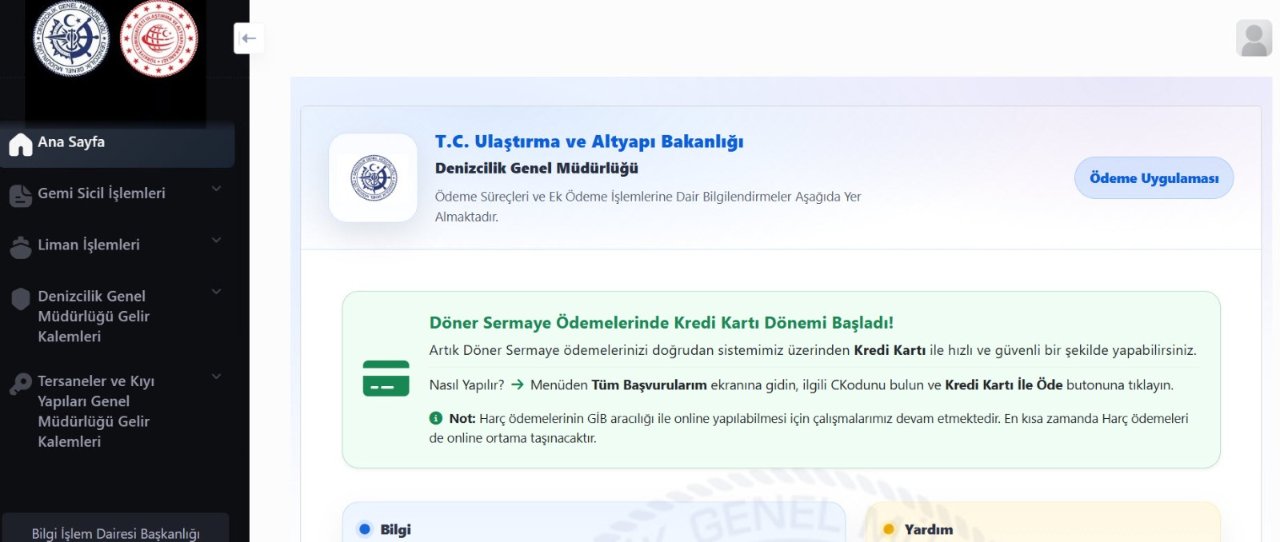Denizcilikte dijital kolaylık! Ödemelerin yüzde 80’i internet üzerinden yapılabilecek