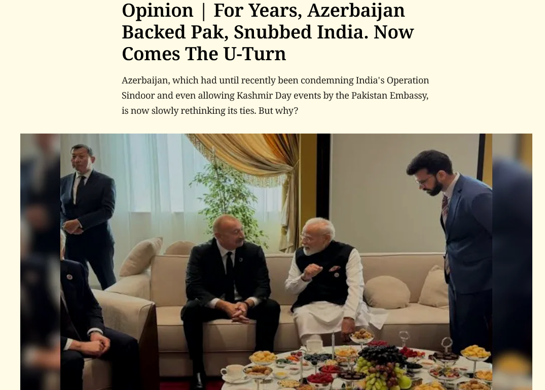Hint basınında skandal Türkiye hesabı!  Baküyü Ankaradan uzaklaştırmak istiyoruz