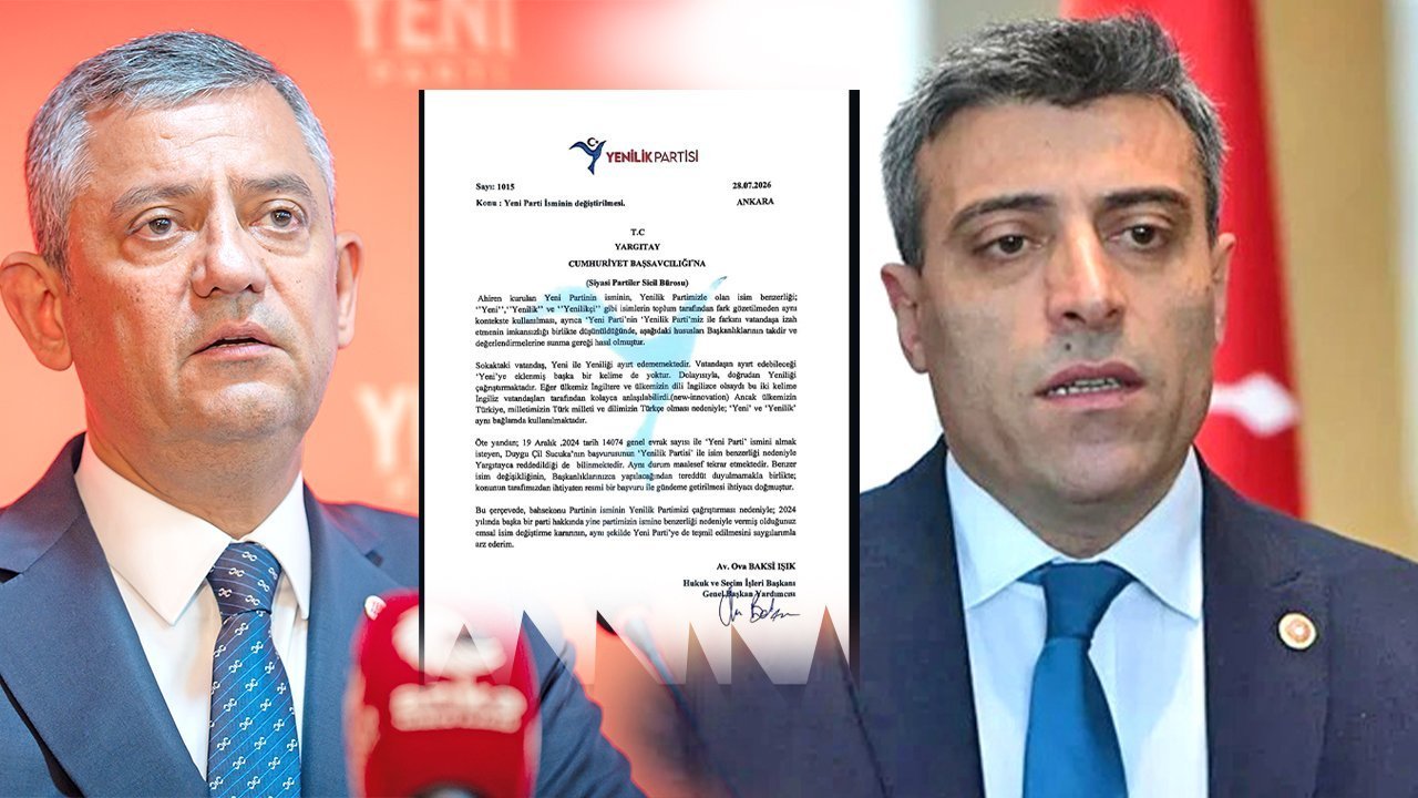 YENİ PARTİ’DE İSİM KRİZİ