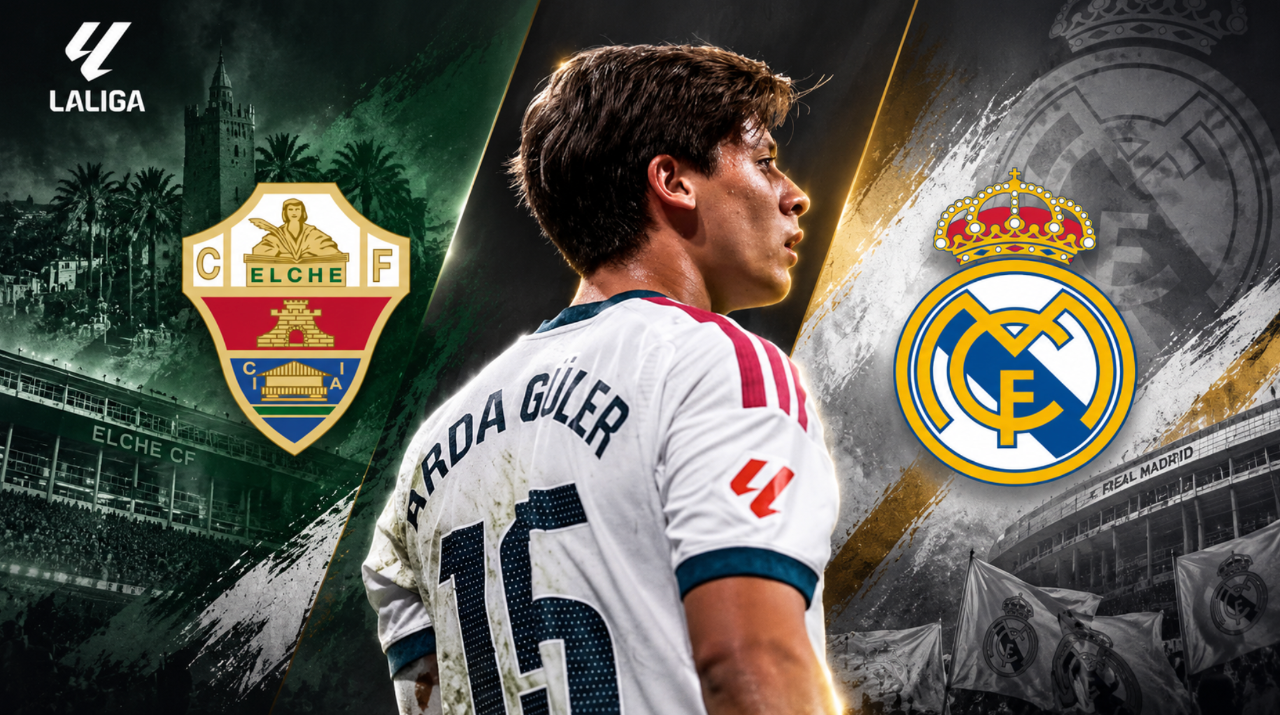 Arda Güler ilk 11'de bekleniyor! Elche Real Madrid maçı ne zaman, hangi kanalda canlı yayınlanacak?