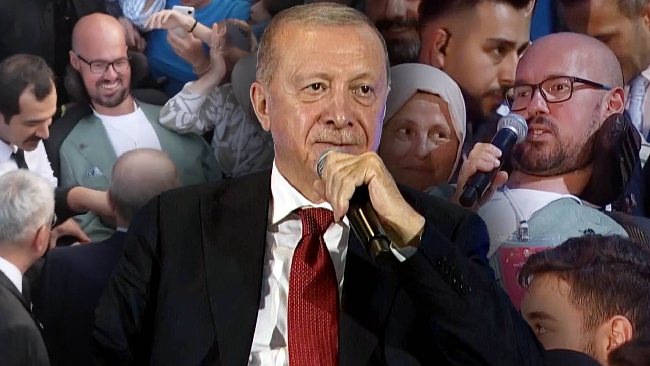 Cumhurbaşkanı Erdoğan, engelli genci görünce otobüsü durdurdu: İnmesem Allah'a nasıl hesap veririm?