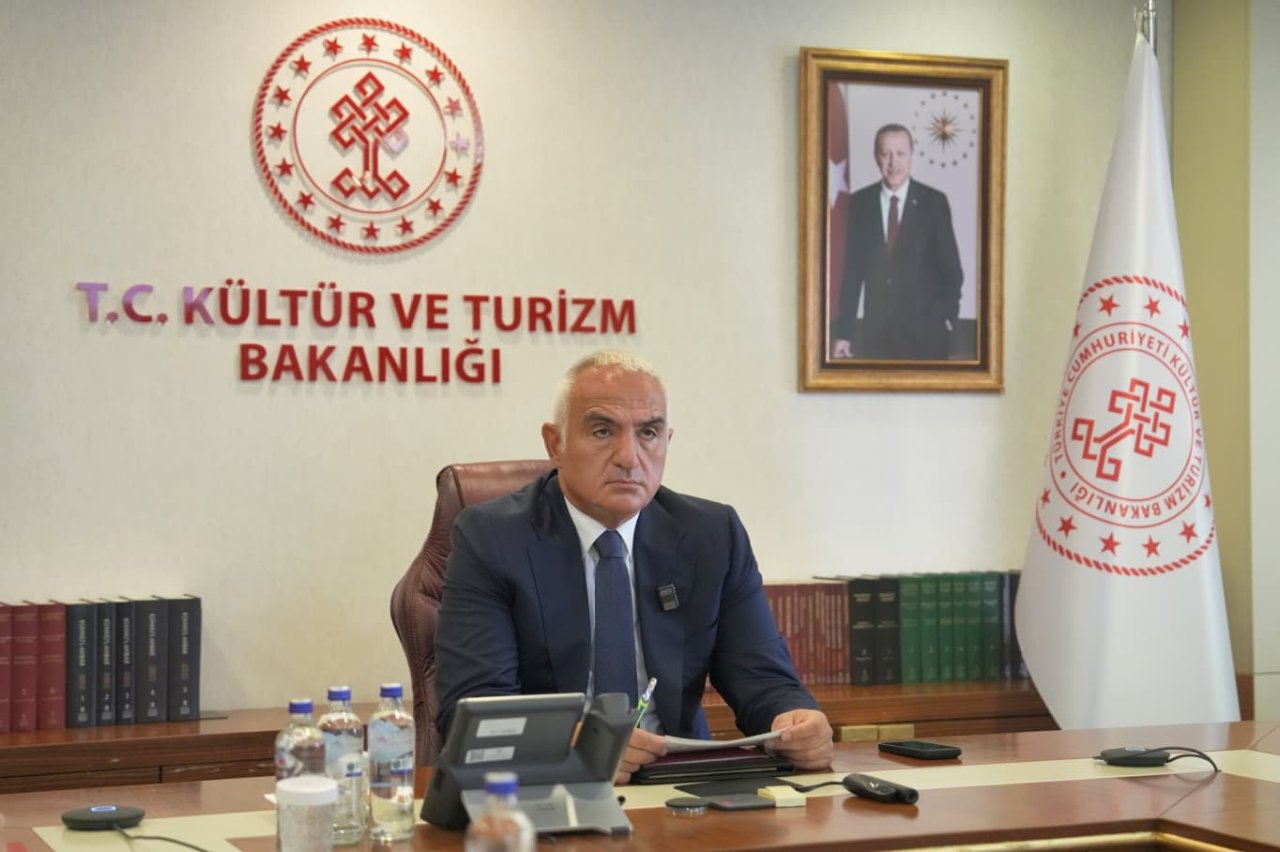 Türkiyeden Filistine kültürel işbirliği mesajı! Bakan Ersoy: Ortak projeler geliştirmekte kararlıyız.