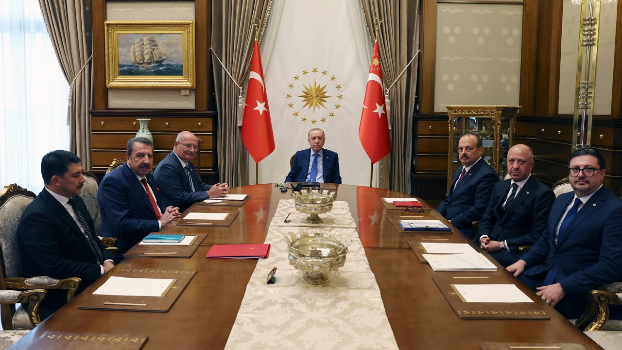 Cumhurbaşkanı Erdoğan, Ankara Valisi Canbolat'ı kabul etti