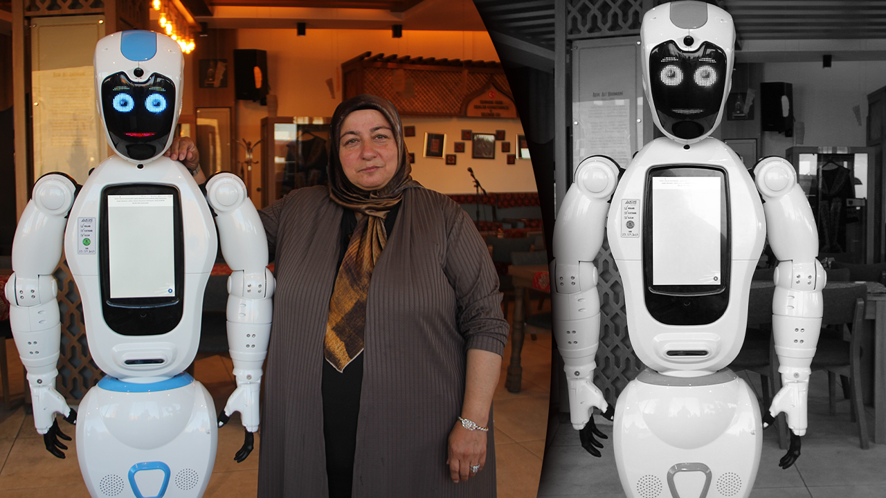 GÖRENLERİ ŞAŞIRTAN YERLİ ROBOT!