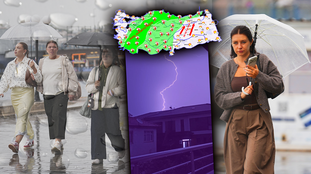 Meteoroloji’den 12 ile sarı kodlu uyarı! Saat verildi, kuvvetli sağanak yolda  