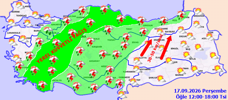 Meteoroloji’den 12 ile sarı kodlu uyarı! Saat verildi, kuvvetli sağanak yolda