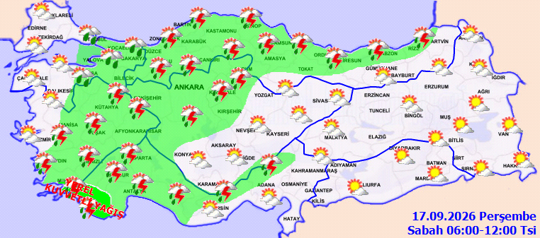 Meteoroloji’den 12 ile sarı kodlu uyarı! Saat verildi, kuvvetli sağanak yolda