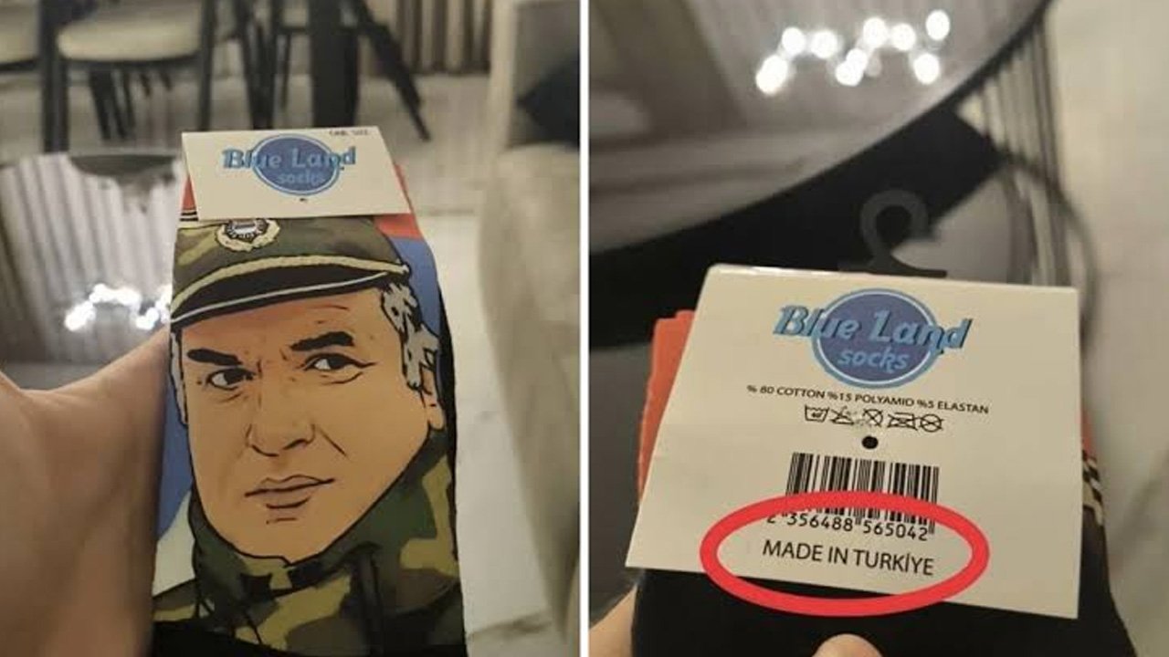 Ratko Mladiç görselli çorap için flaş gelişme! Bakanlık harekete geçti