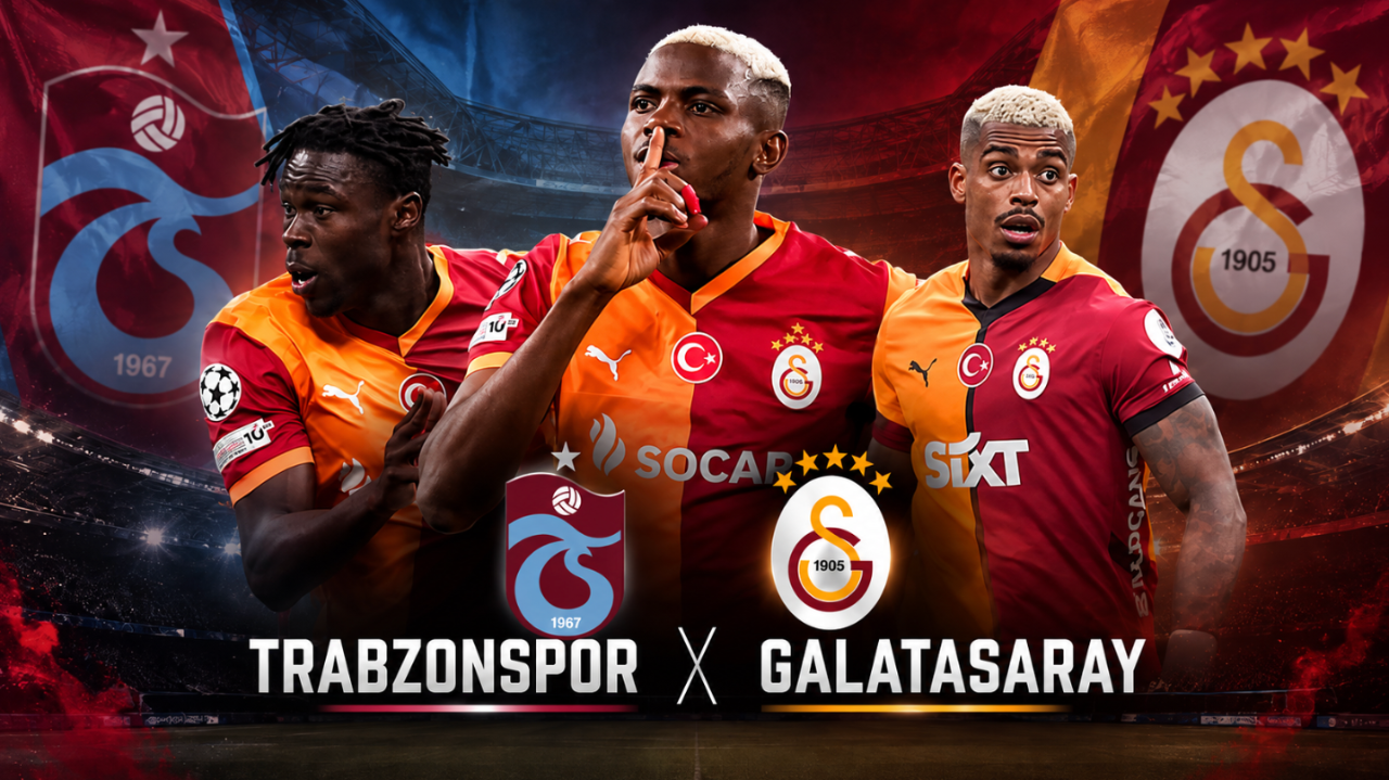 Trabzonspor-Galatasaray muhtemel ilk 11! Osimhen Trabzon maçında oynayacak mı?