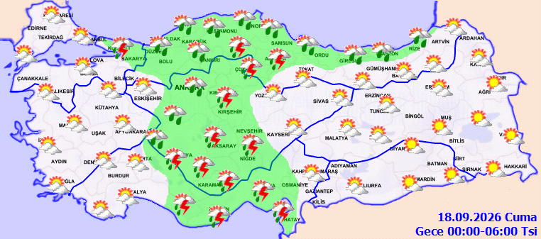 Yarın okullar tatil mi, 18 Eylül Cuma okullar var mı? Meteorolojiden 7 il için sarı kodlu uyarı!