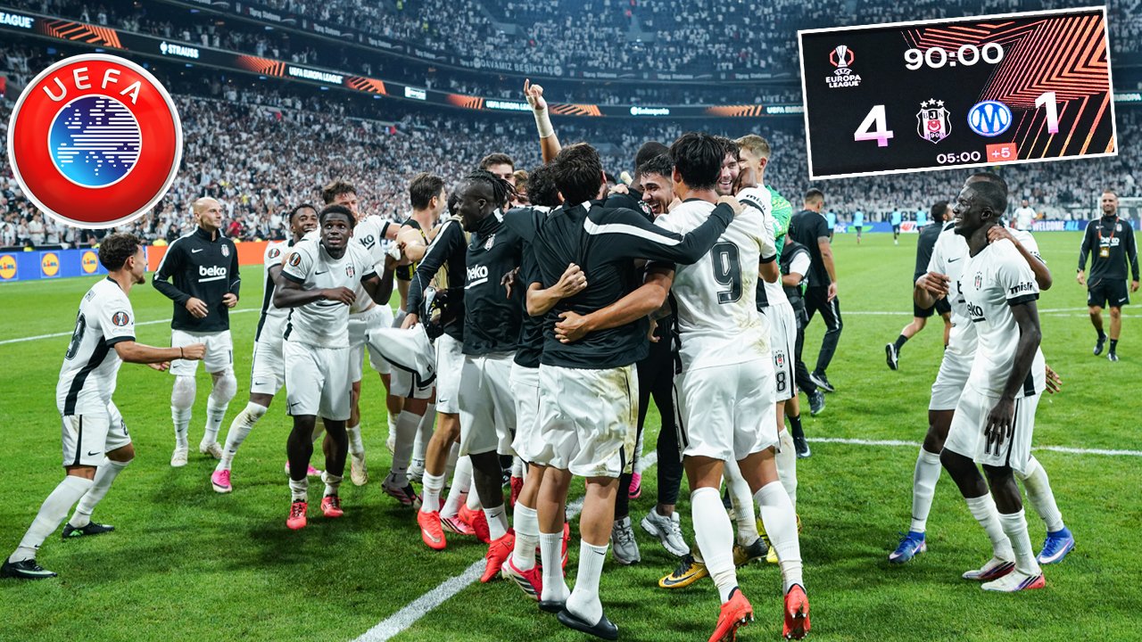 Beşiktaş, Marsilya'ya gol olup yağdı: Güncellenen UEFA ülke puanı sıralaması