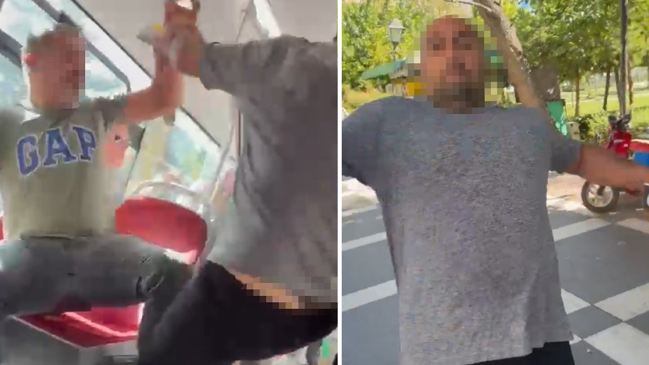 Sokak röportajı verdiği kadın muhabirleri önce taciz sonra darp etti!