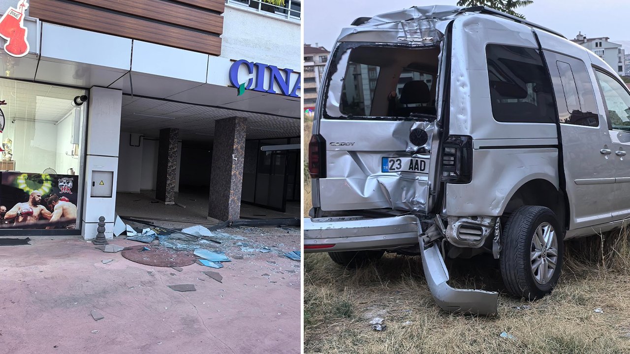 Bir anlık ihmal ortalığı savaş alanına çevirdi! Araç dükkana girdi